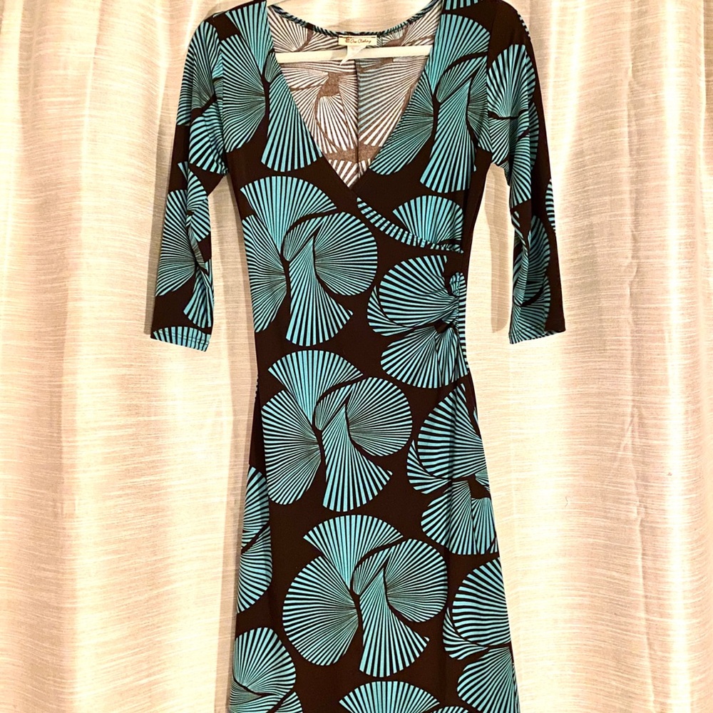 Modern Geometric Pattern Stretch Sheath Dress